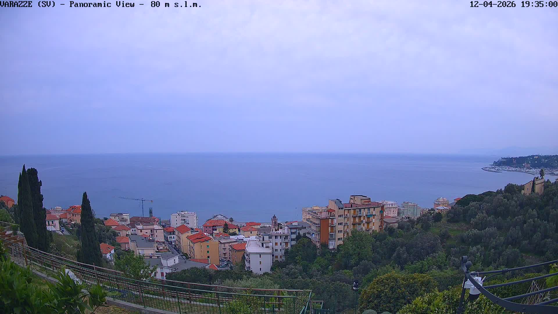 Varazze, Ligurian Sea Panaromic  Live Cam -  Liguria, Italy