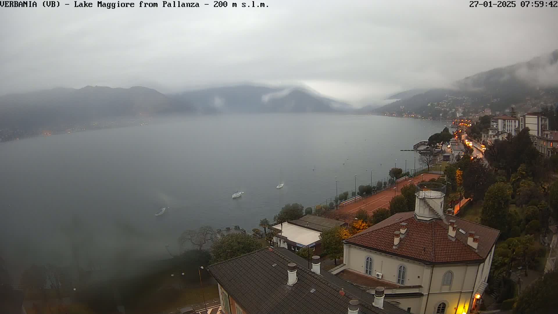 Verbania, Maggiore Lake Live Cam - Verbano-Cusio-Ossola, Piedmont, Italy