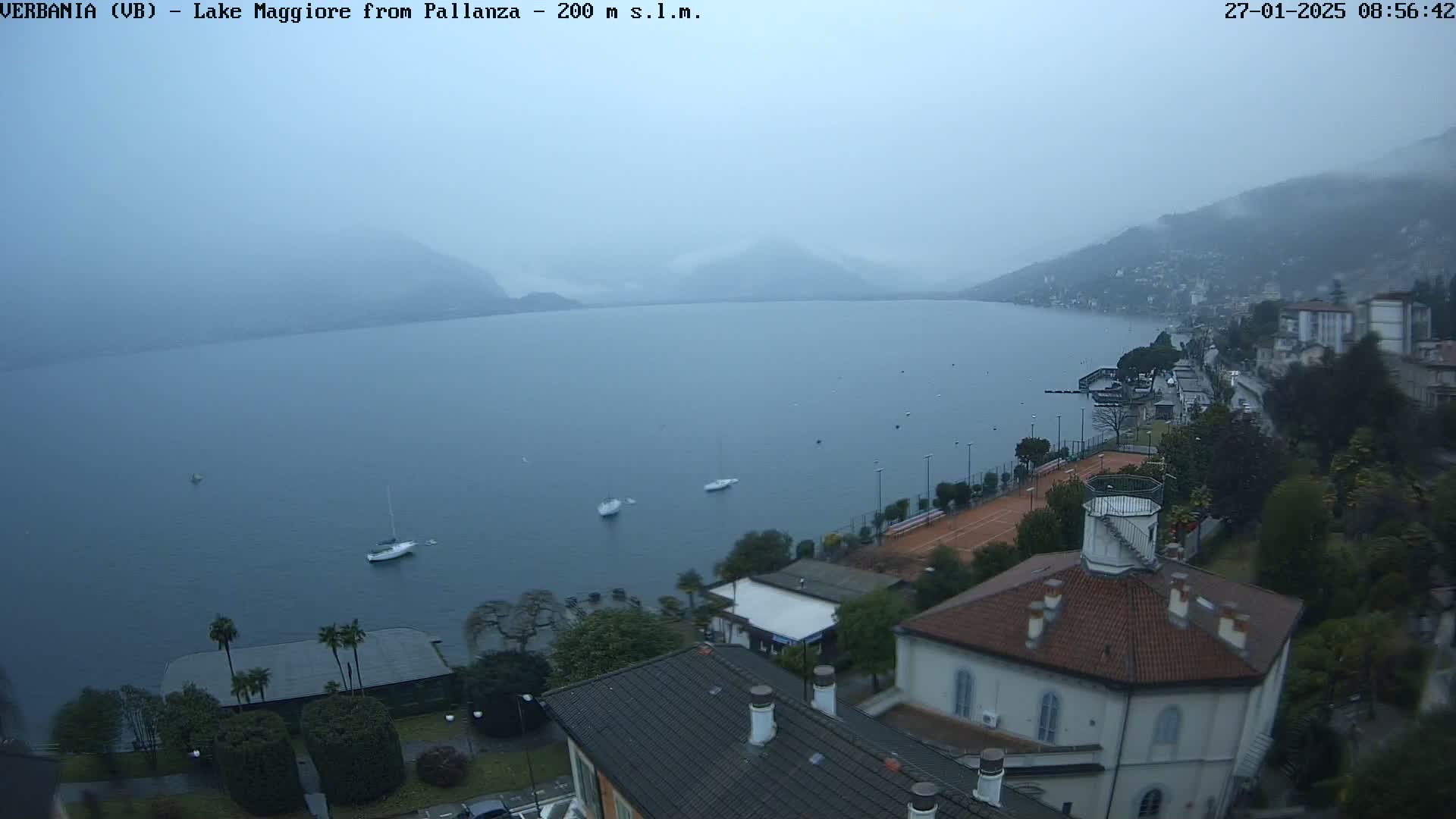 Verbania, Maggiore Lake Live Cam - Verbano-Cusio-Ossola, Piedmont, Italy
