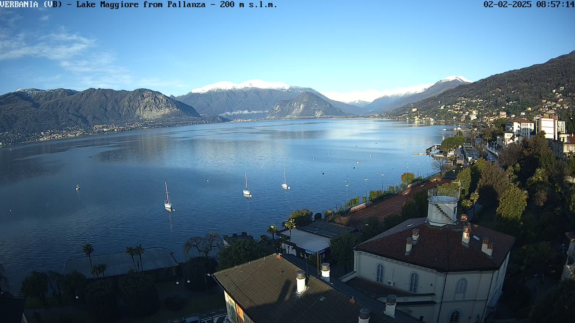 Verbania, Maggiore Lake Live Cam - Verbano-Cusio-Ossola, Piedmont, Italy