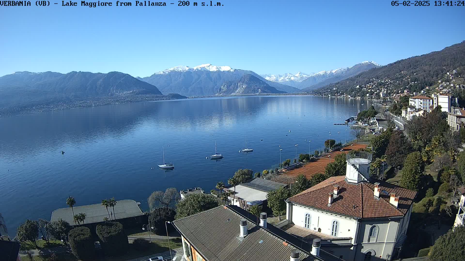 Verbania, Maggiore Lake Live Cam - Verbano-Cusio-Ossola, Piedmont, Italy