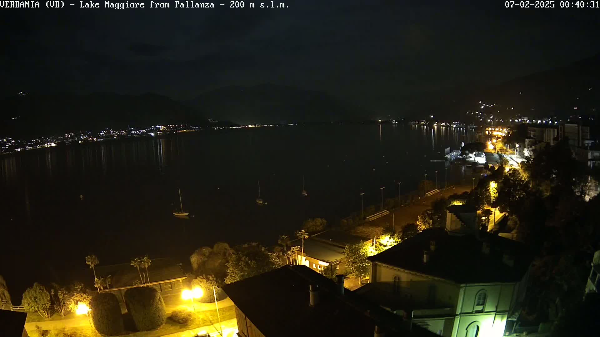 Verbania, Maggiore Lake Live Cam - Verbano-Cusio-Ossola, Piedmont, Italy