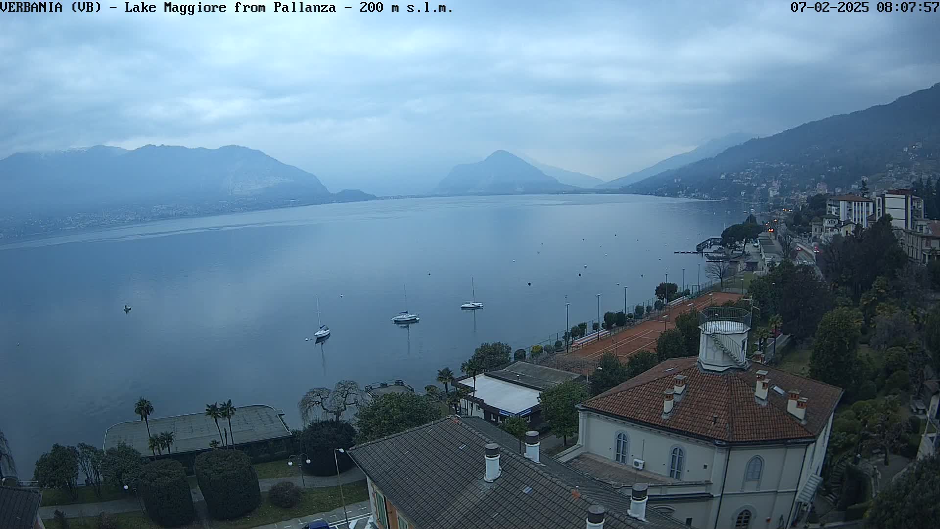 Verbania, Maggiore Lake Live Cam - Verbano-Cusio-Ossola, Piedmont, Italy