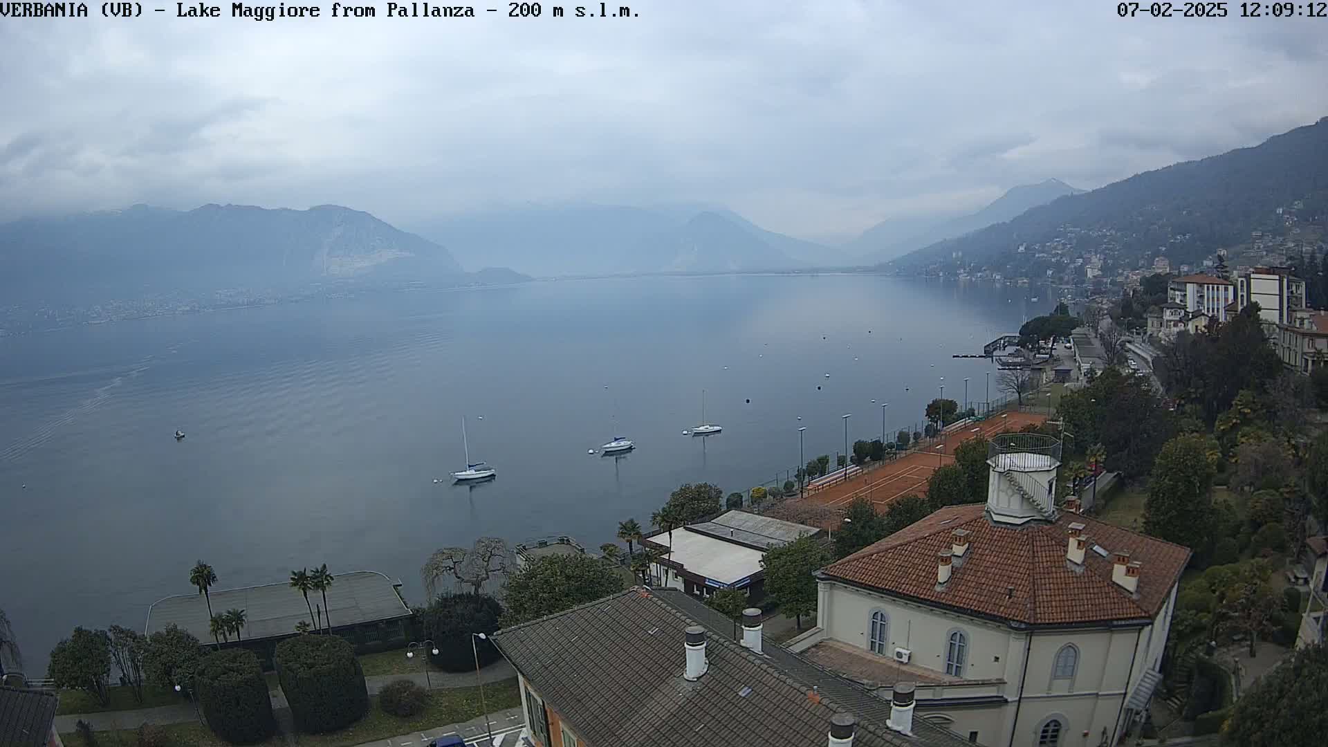 Verbania, Maggiore Lake Live Cam - Verbano-Cusio-Ossola, Piedmont, Italy