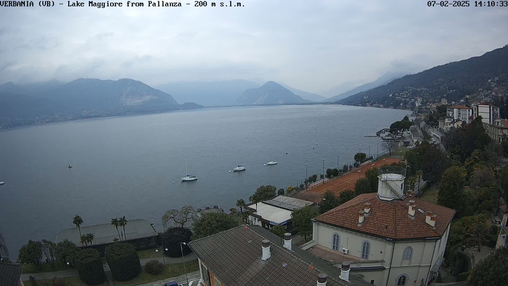 Verbania, Maggiore Lake Live Cam - Verbano-Cusio-Ossola, Piedmont, Italy