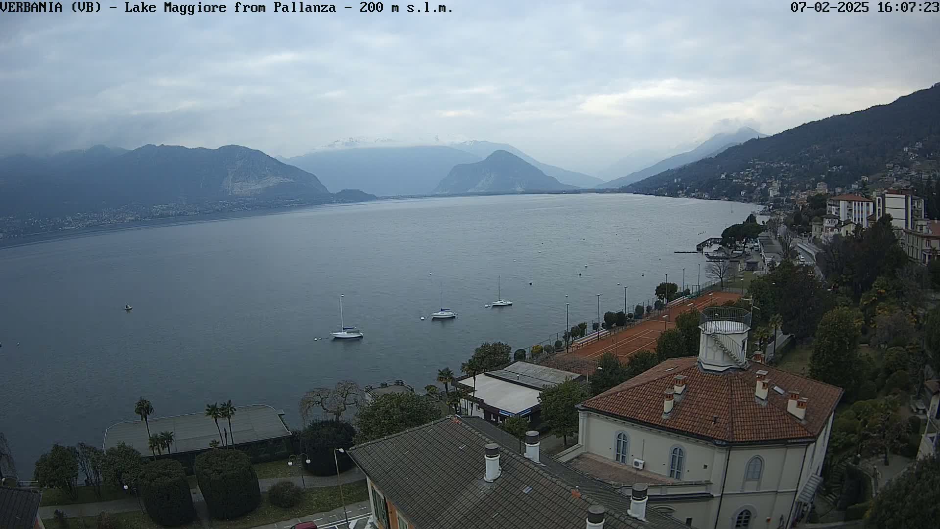Verbania, Maggiore Lake Live Cam - Verbano-Cusio-Ossola, Piedmont, Italy