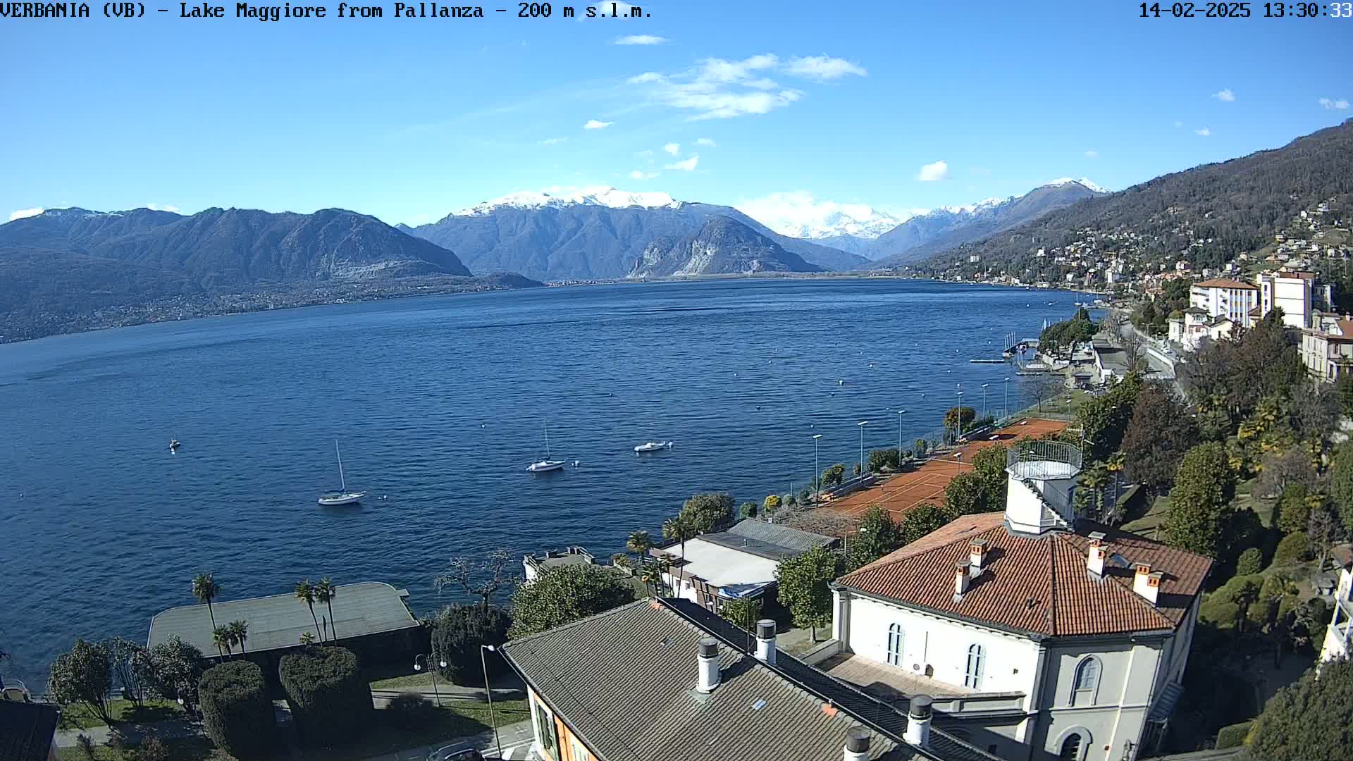 Verbania, Maggiore Lake Live Cam - Verbano-Cusio-Ossola, Piedmont, Italy