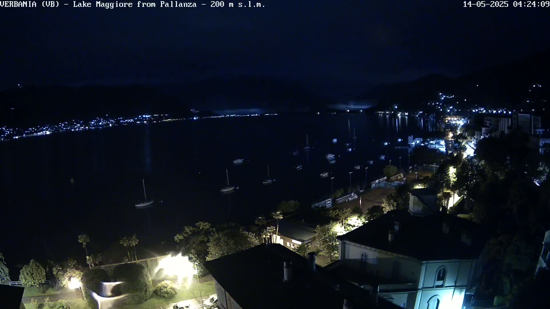 Verbania, Maggiore Lake Live Cam - Verbano-Cusio-Ossola, Piedmont, Italy