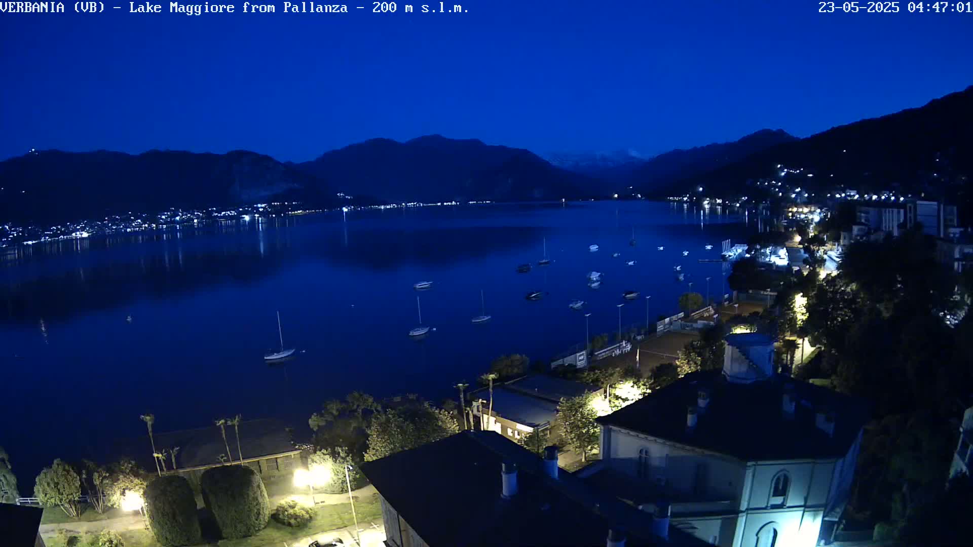 Verbania, Maggiore Lake Live Cam - Verbano-Cusio-Ossola, Piedmont, Italy