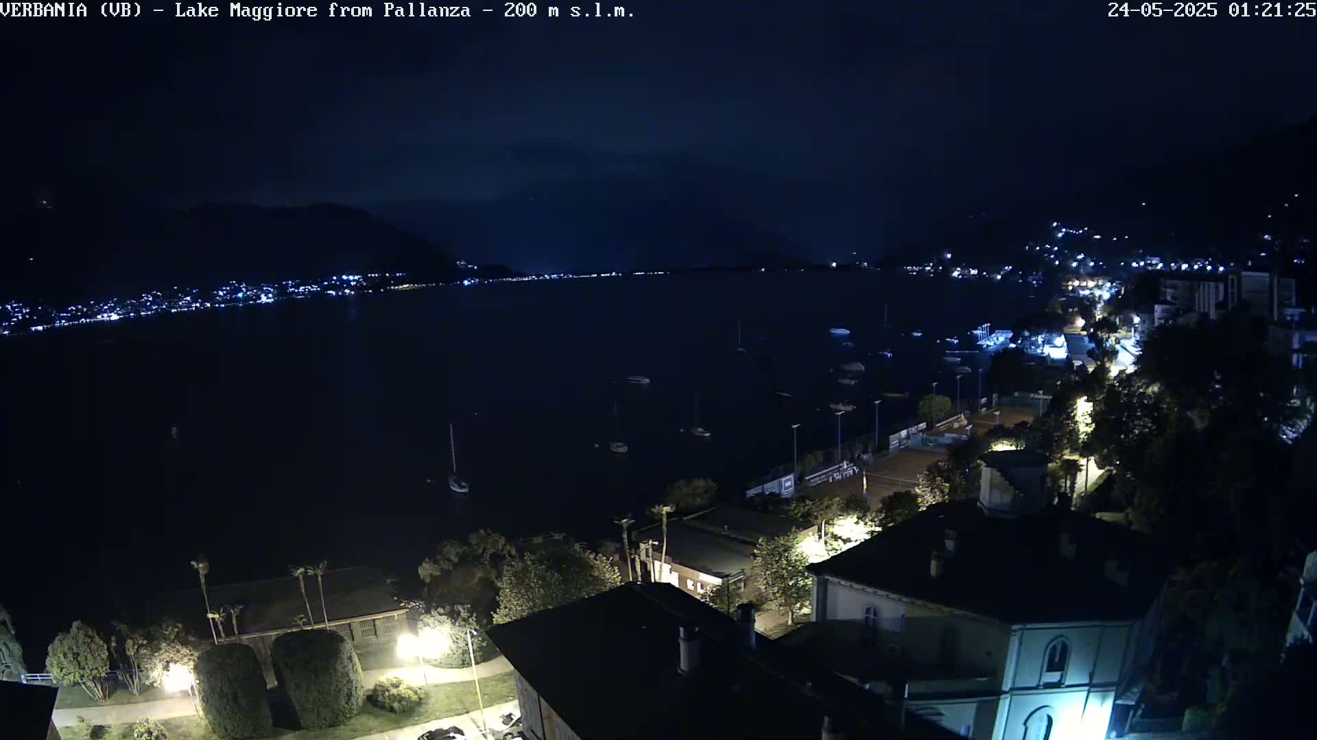 Verbania, Maggiore Lake Live Cam - Verbano-Cusio-Ossola, Piedmont, Italy