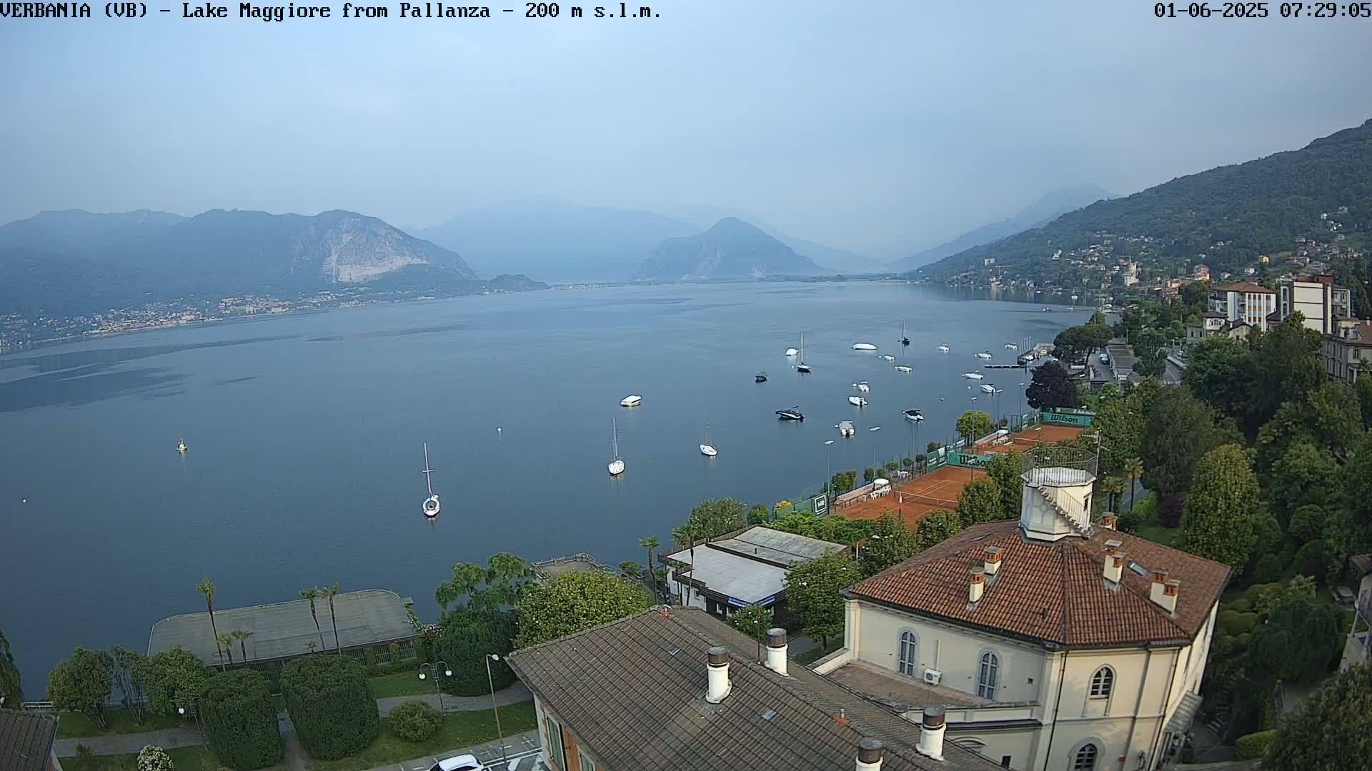 Verbania, Maggiore Lake Live Cam - Verbano-Cusio-Ossola, Piedmont, Italy