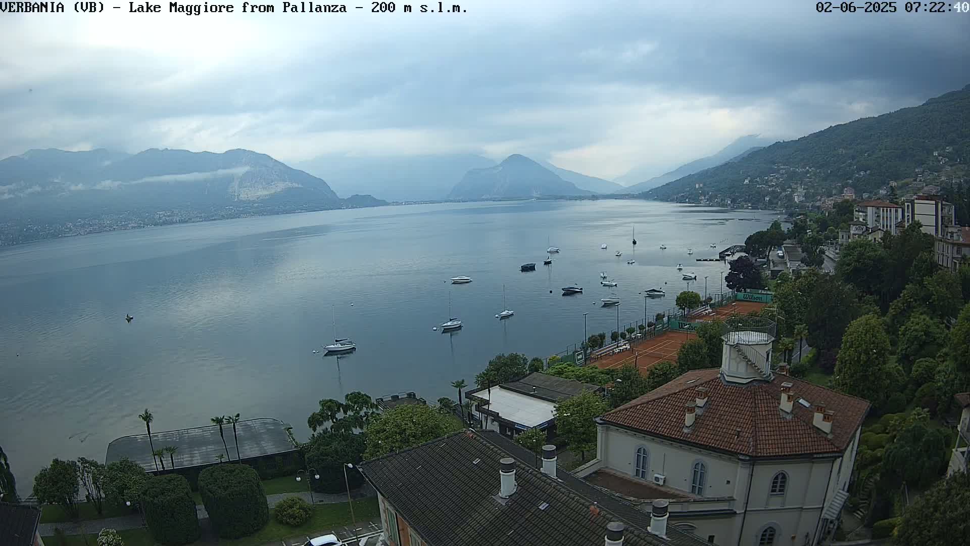 Verbania, Maggiore Lake Live Cam - Verbano-Cusio-Ossola, Piedmont, Italy
