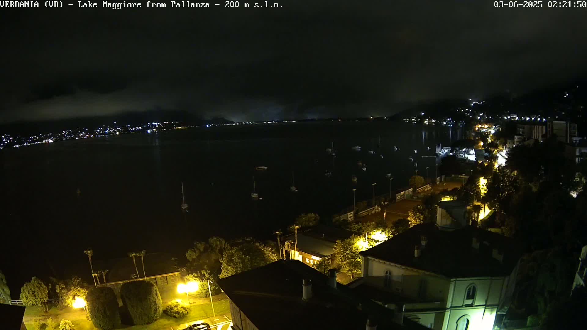 Verbania, Maggiore Lake Live Cam - Verbano-Cusio-Ossola, Piedmont, Italy