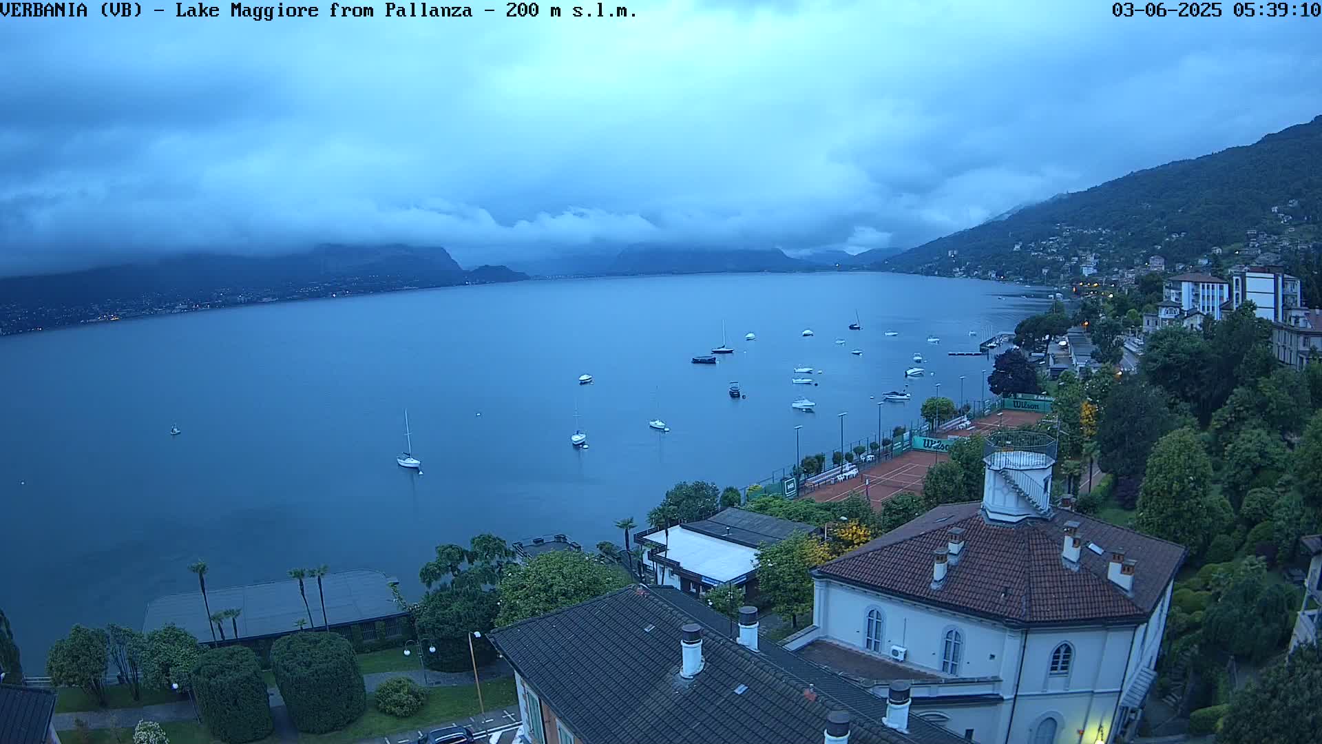 Verbania, Maggiore Lake Live Cam - Verbano-Cusio-Ossola, Piedmont, Italy