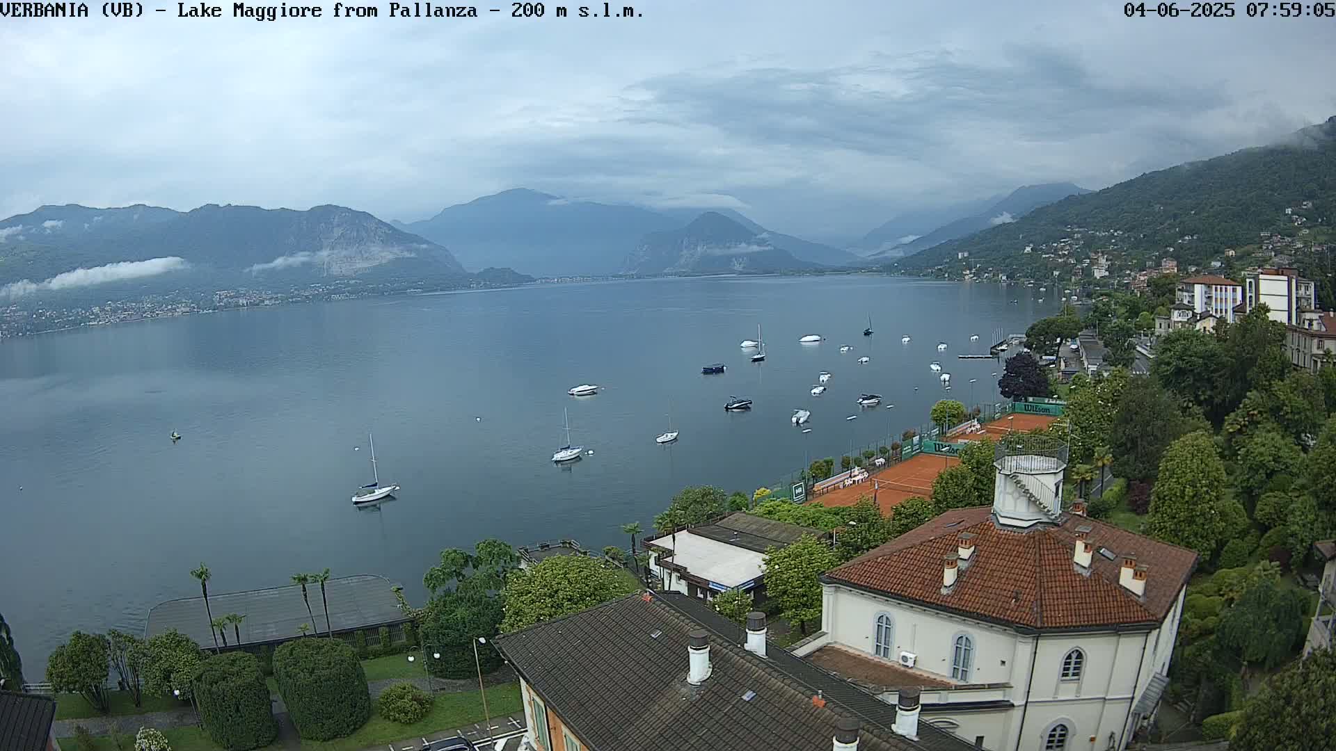 Verbania, Maggiore Lake Live Cam - Verbano-Cusio-Ossola, Piedmont, Italy