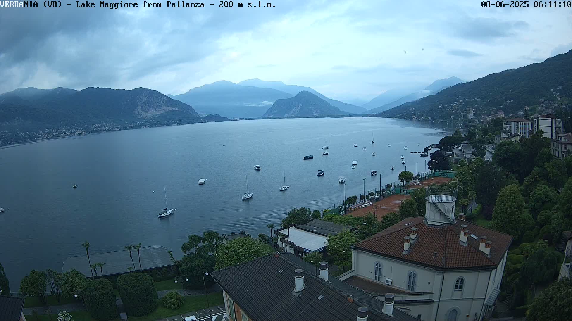 Verbania, Maggiore Lake Live Cam - Verbano-Cusio-Ossola, Piedmont, Italy