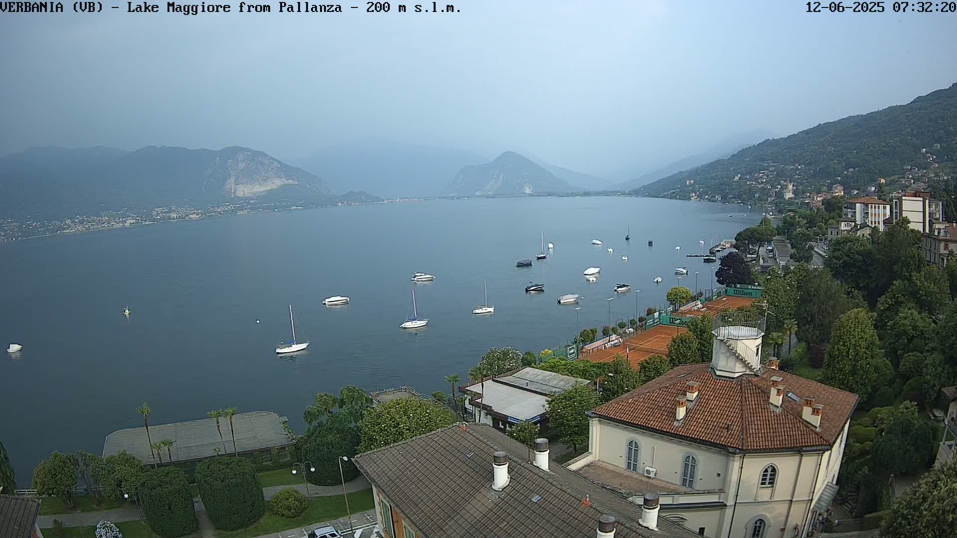 Verbania, Maggiore Lake Live Cam - Verbano-Cusio-Ossola, Piedmont, Italy
