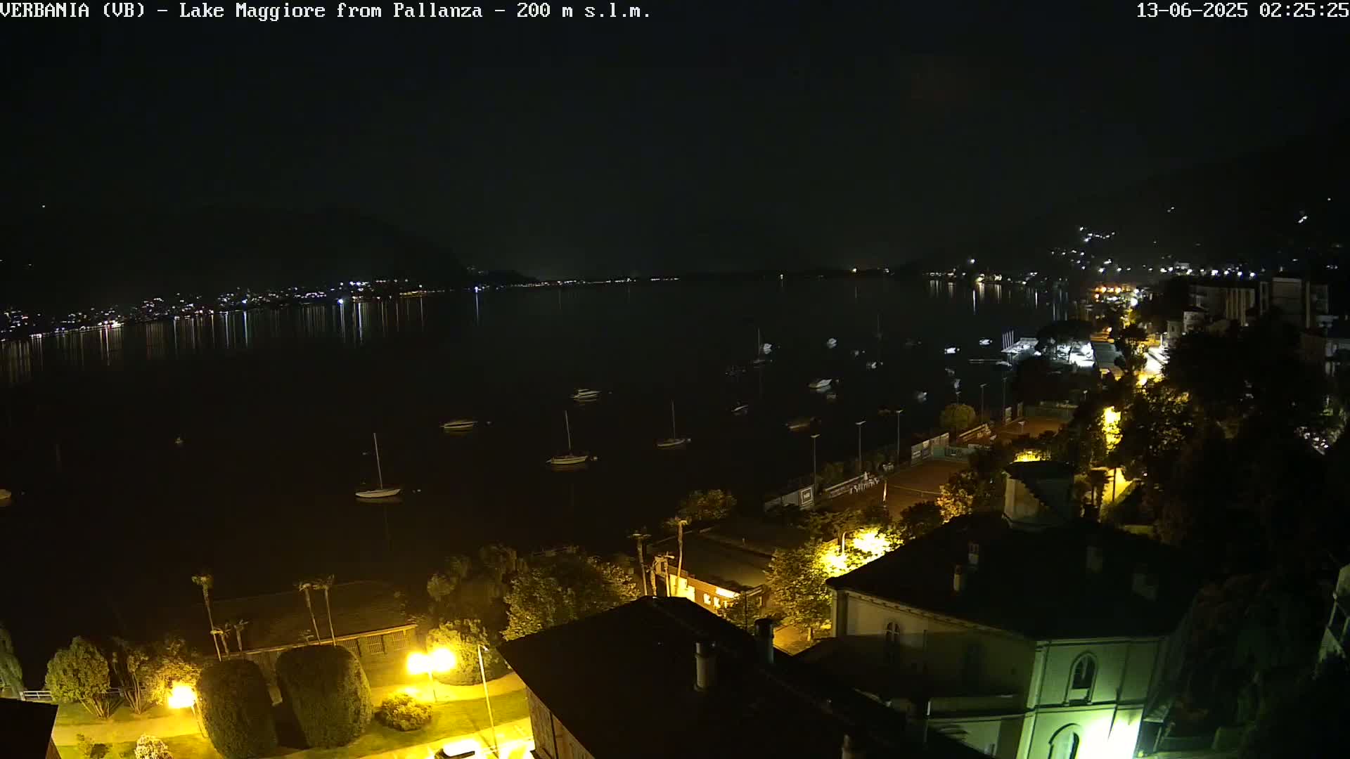 Verbania, Maggiore Lake Live Cam - Verbano-Cusio-Ossola, Piedmont, Italy