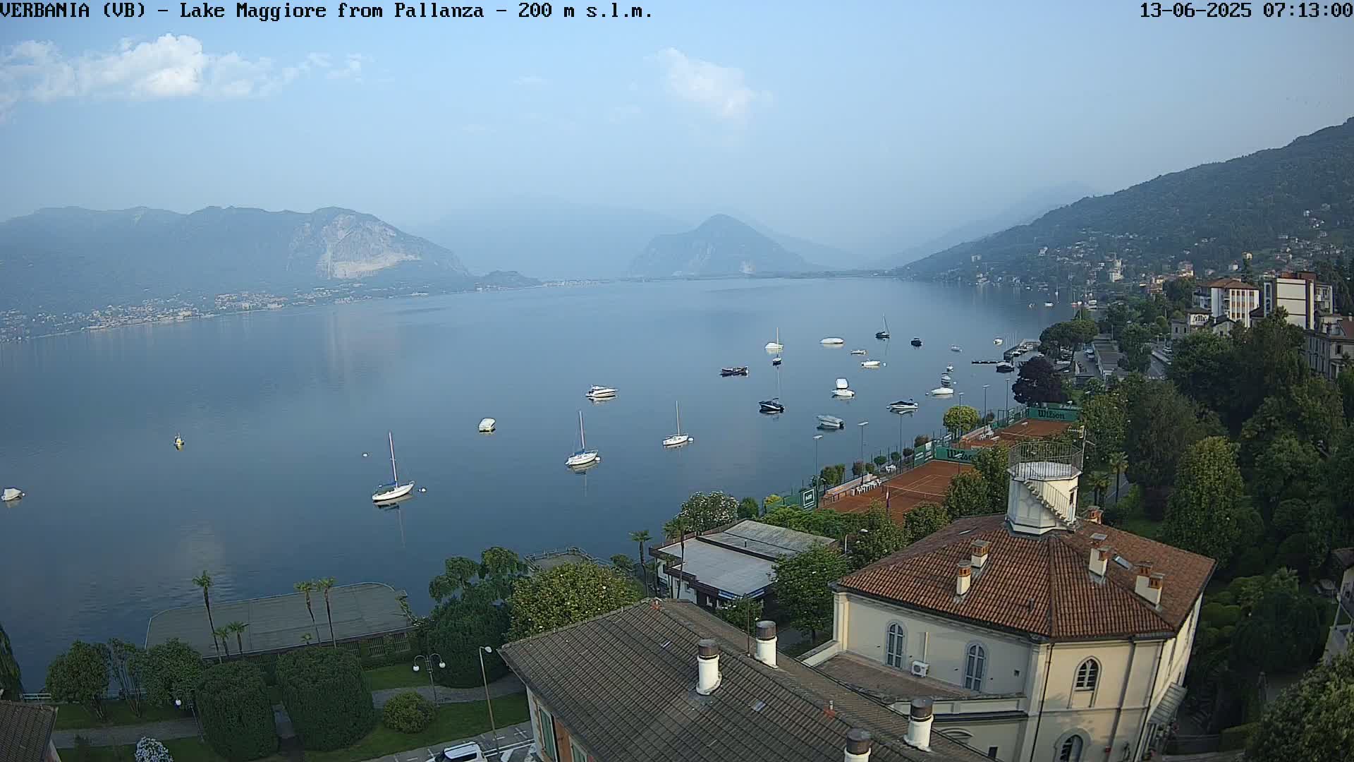Verbania, Maggiore Lake Live Cam - Verbano-Cusio-Ossola, Piedmont, Italy