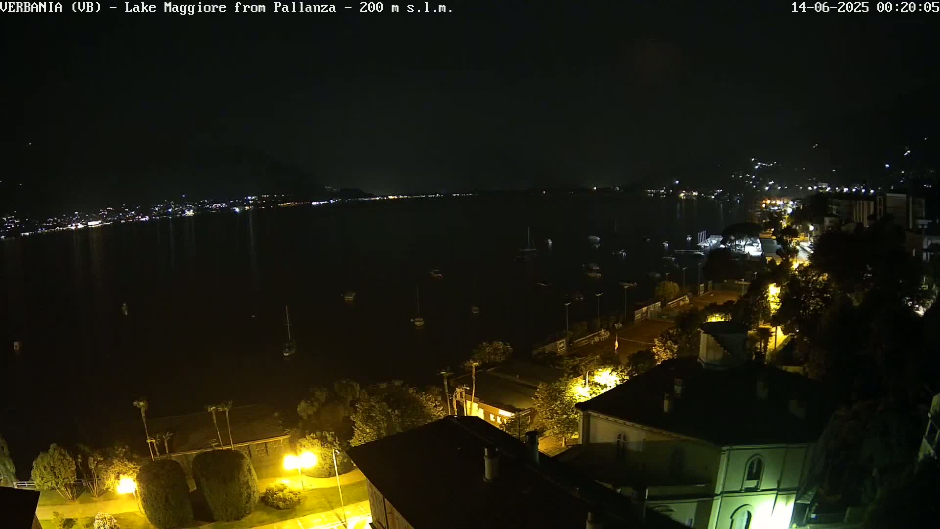 Verbania, Maggiore Lake Live Cam - Verbano-Cusio-Ossola, Piedmont, Italy