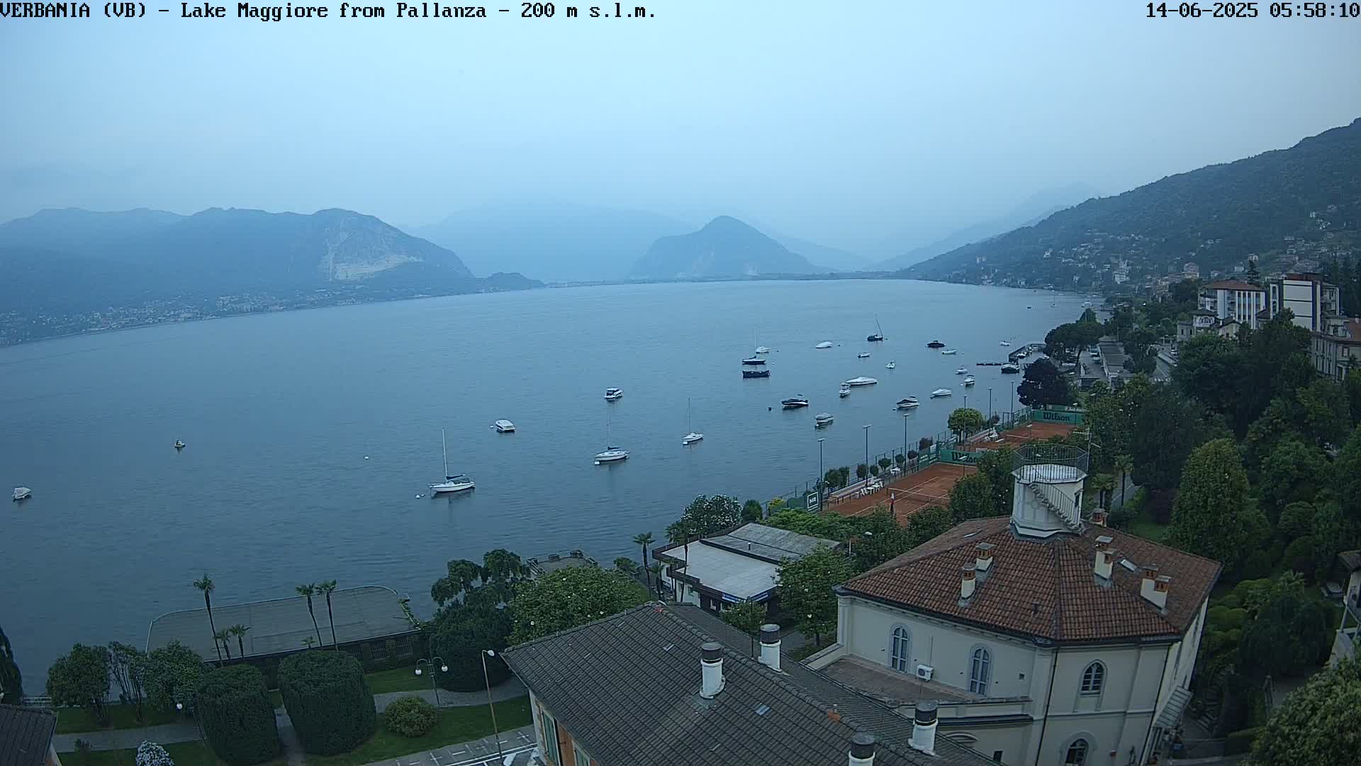 Verbania, Maggiore Lake Live Cam - Verbano-Cusio-Ossola, Piedmont, Italy