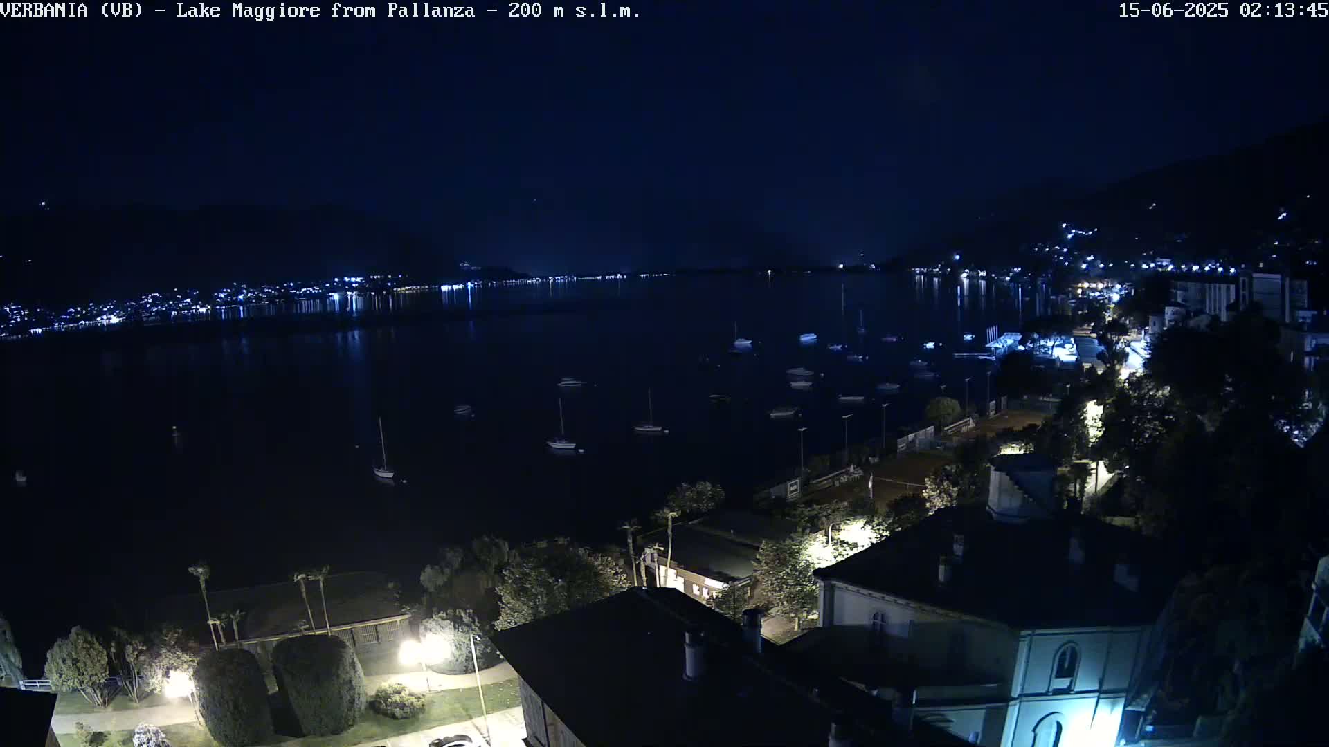 Verbania, Maggiore Lake Live Cam - Verbano-Cusio-Ossola, Piedmont, Italy