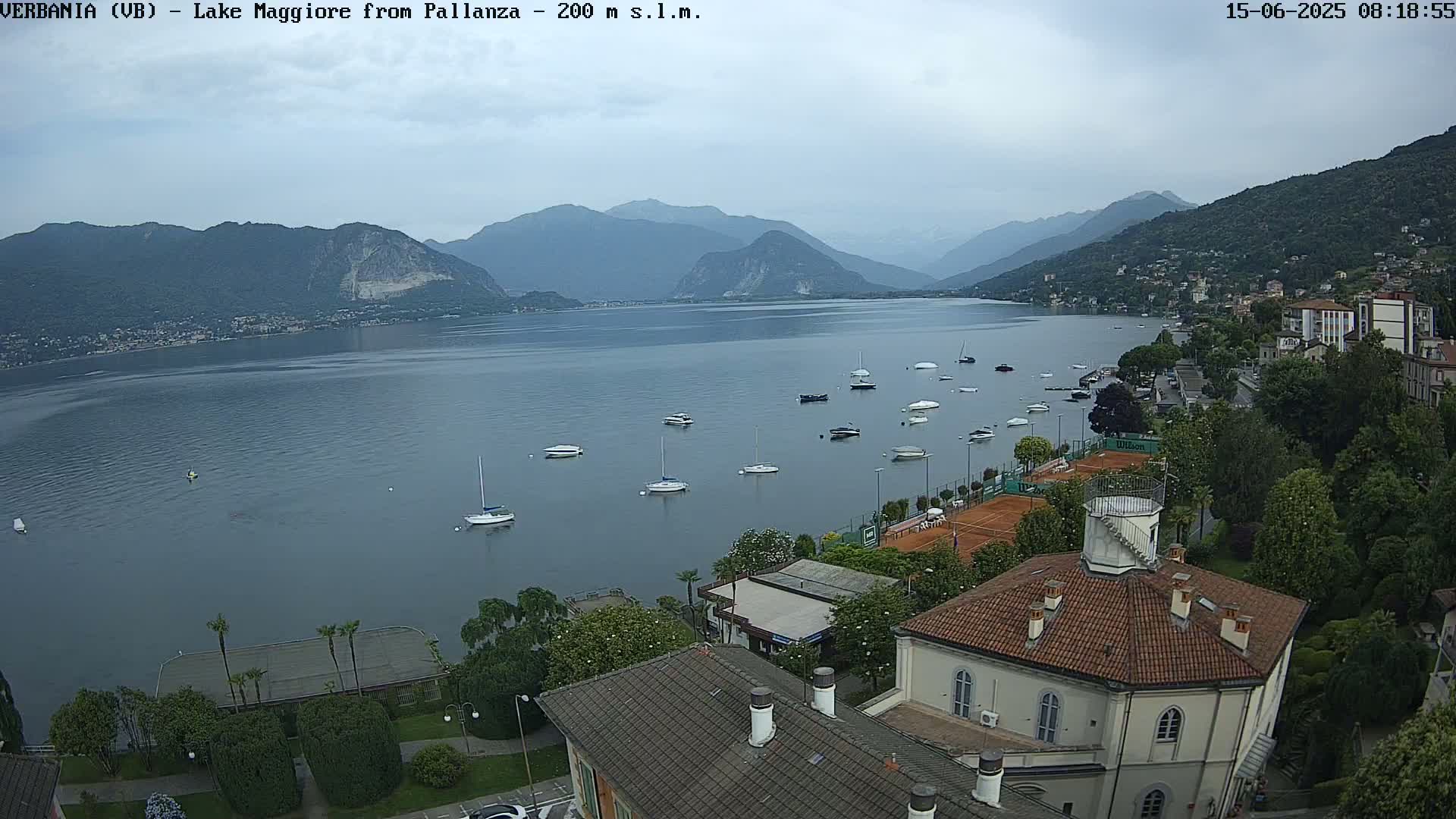 Verbania, Maggiore Lake Live Cam - Verbano-Cusio-Ossola, Piedmont, Italy