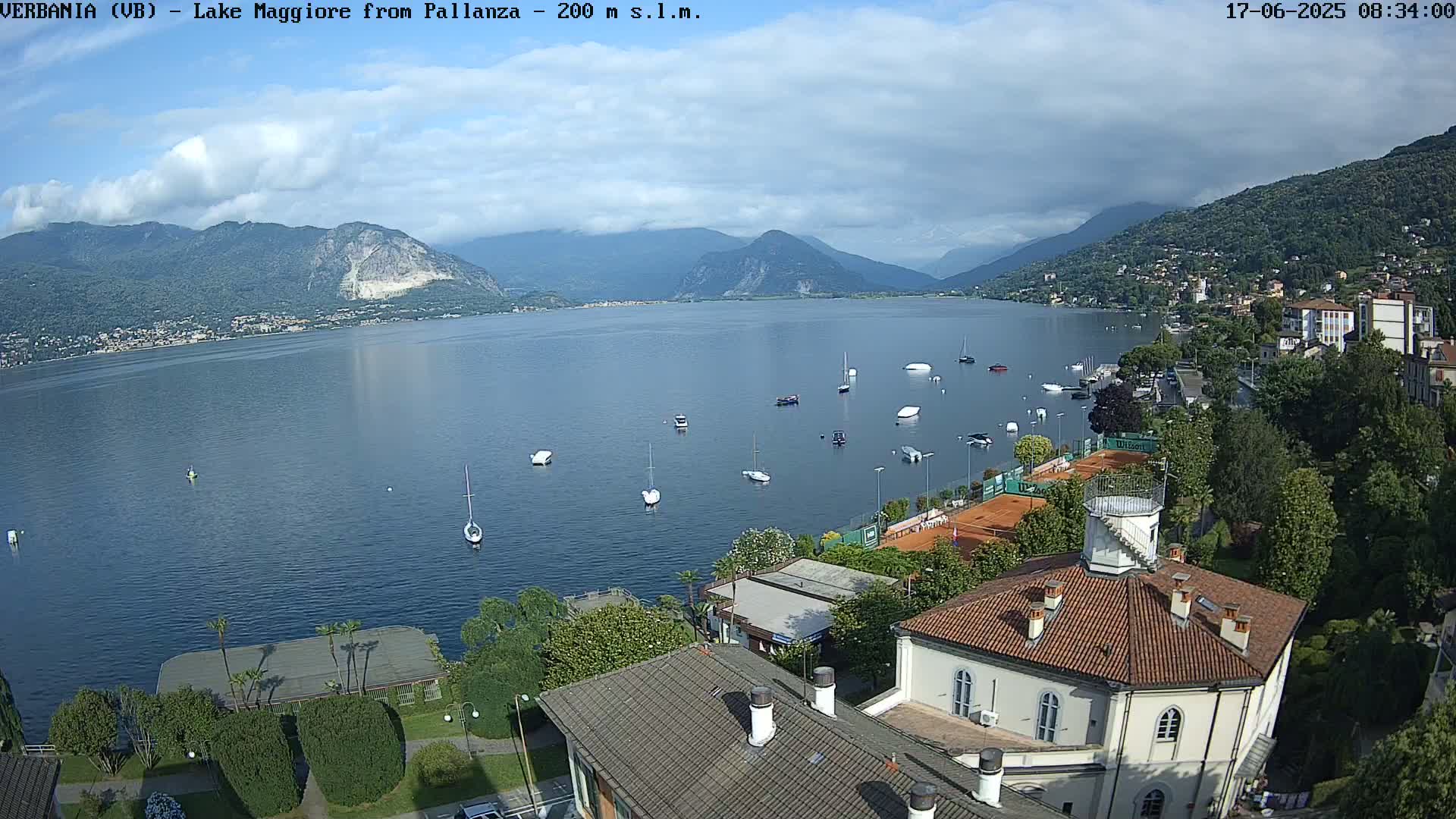 Verbania, Maggiore Lake Live Cam - Verbano-Cusio-Ossola, Piedmont, Italy