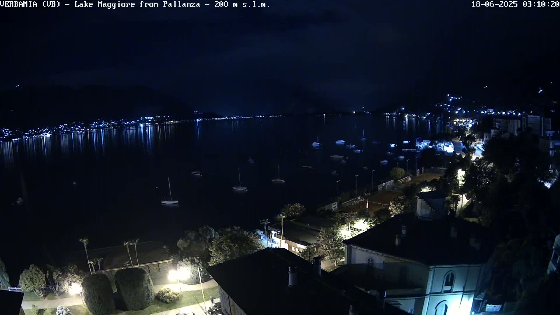 Verbania, Maggiore Lake Live Cam - Verbano-Cusio-Ossola, Piedmont, Italy