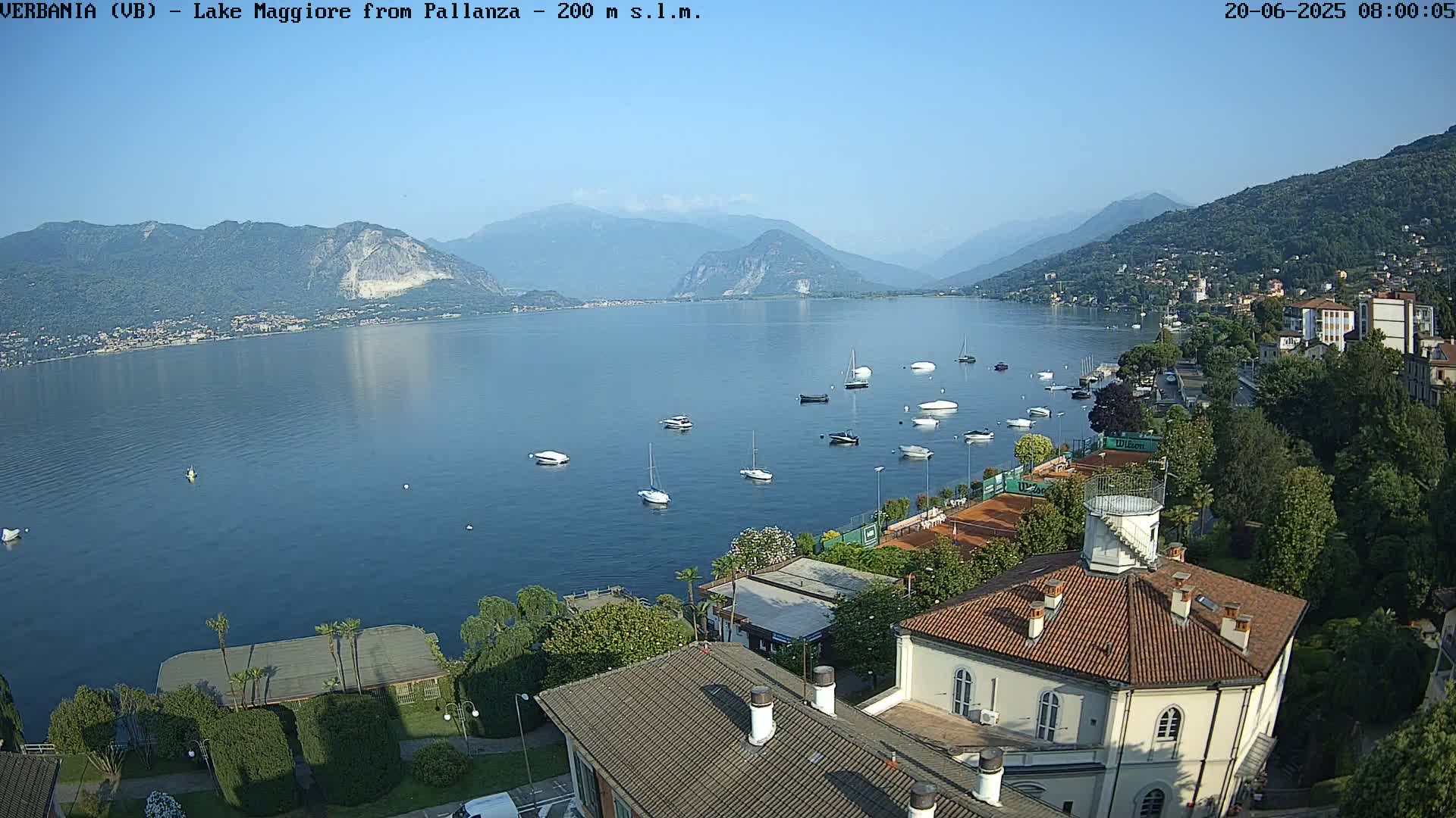 Verbania, Maggiore Lake Live Cam - Verbano-Cusio-Ossola, Piedmont, Italy
