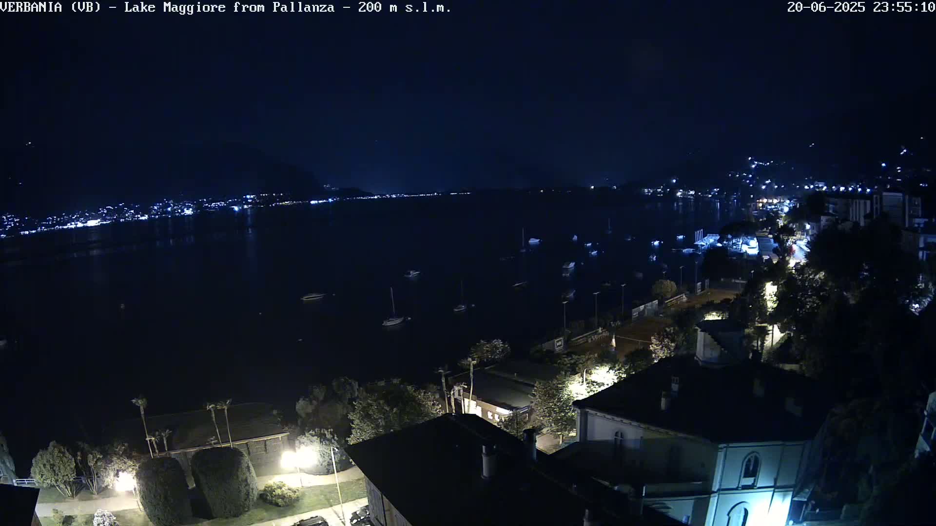Verbania, Maggiore Lake Live Cam - Verbano-Cusio-Ossola, Piedmont, Italy