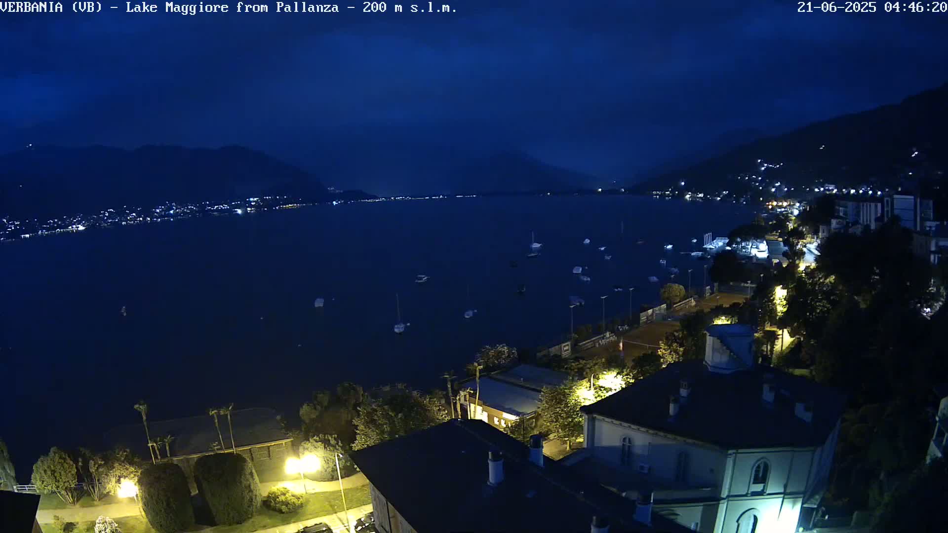 Verbania, Maggiore Lake Live Cam - Verbano-Cusio-Ossola, Piedmont, Italy
