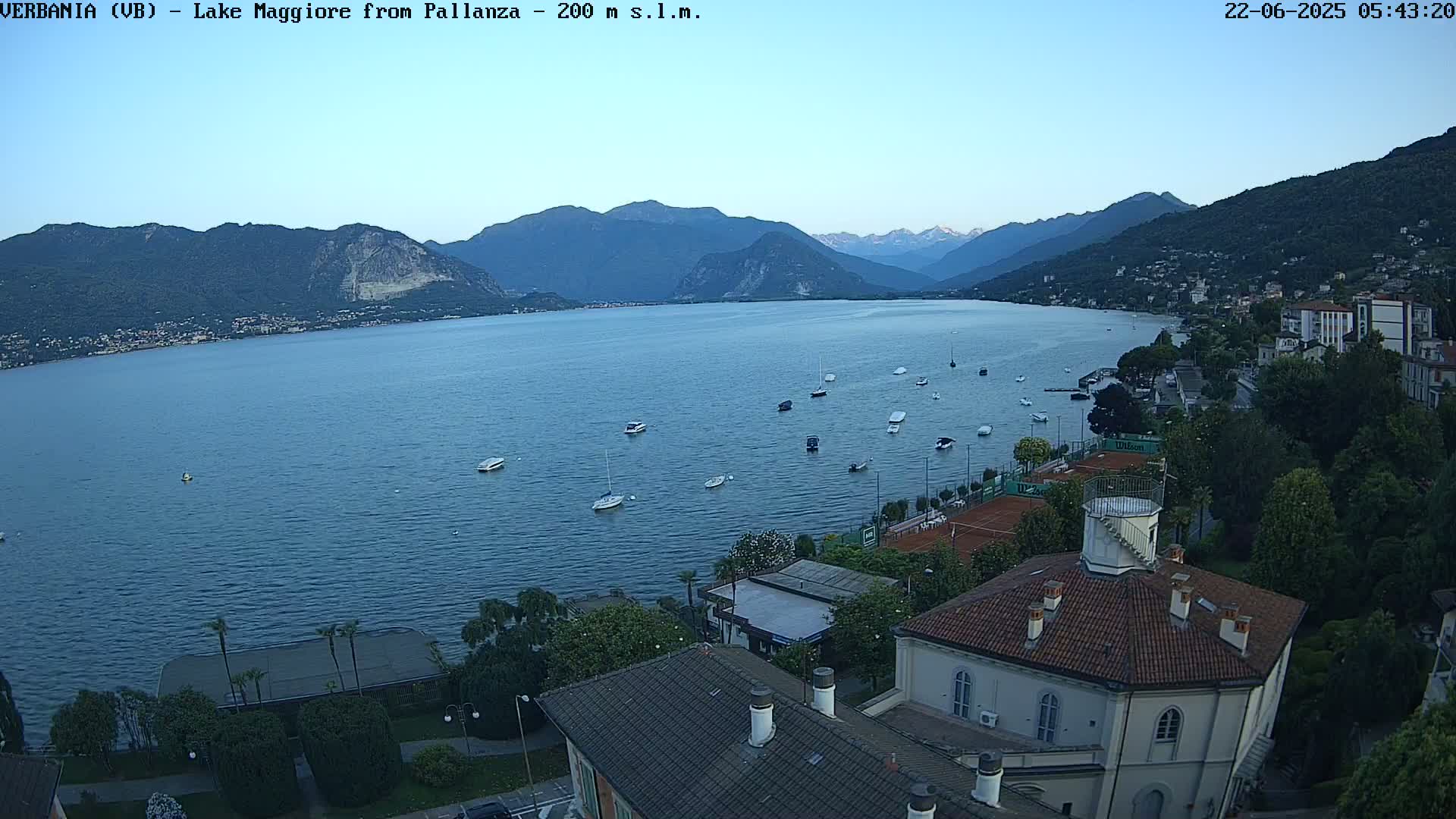 Verbania, Maggiore Lake Live Cam - Verbano-Cusio-Ossola, Piedmont, Italy