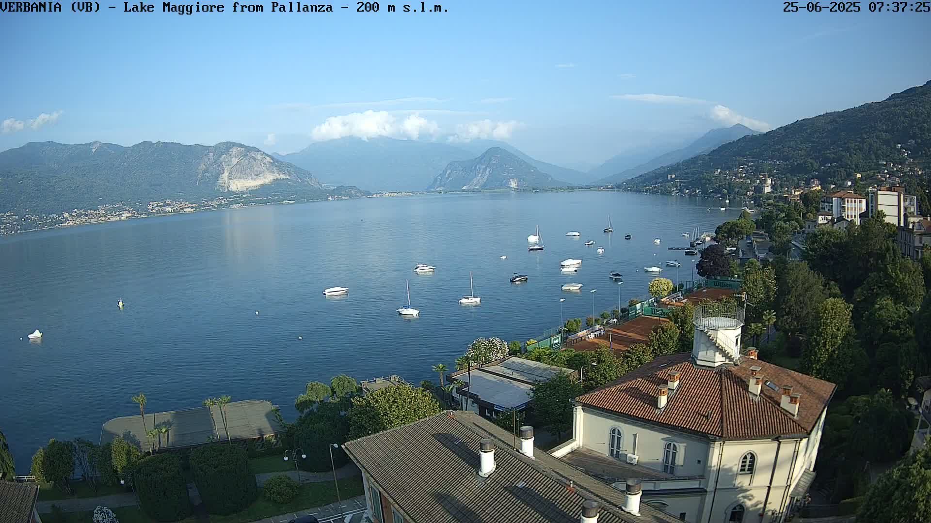 Verbania, Maggiore Lake Live Cam - Verbano-Cusio-Ossola, Piedmont, Italy