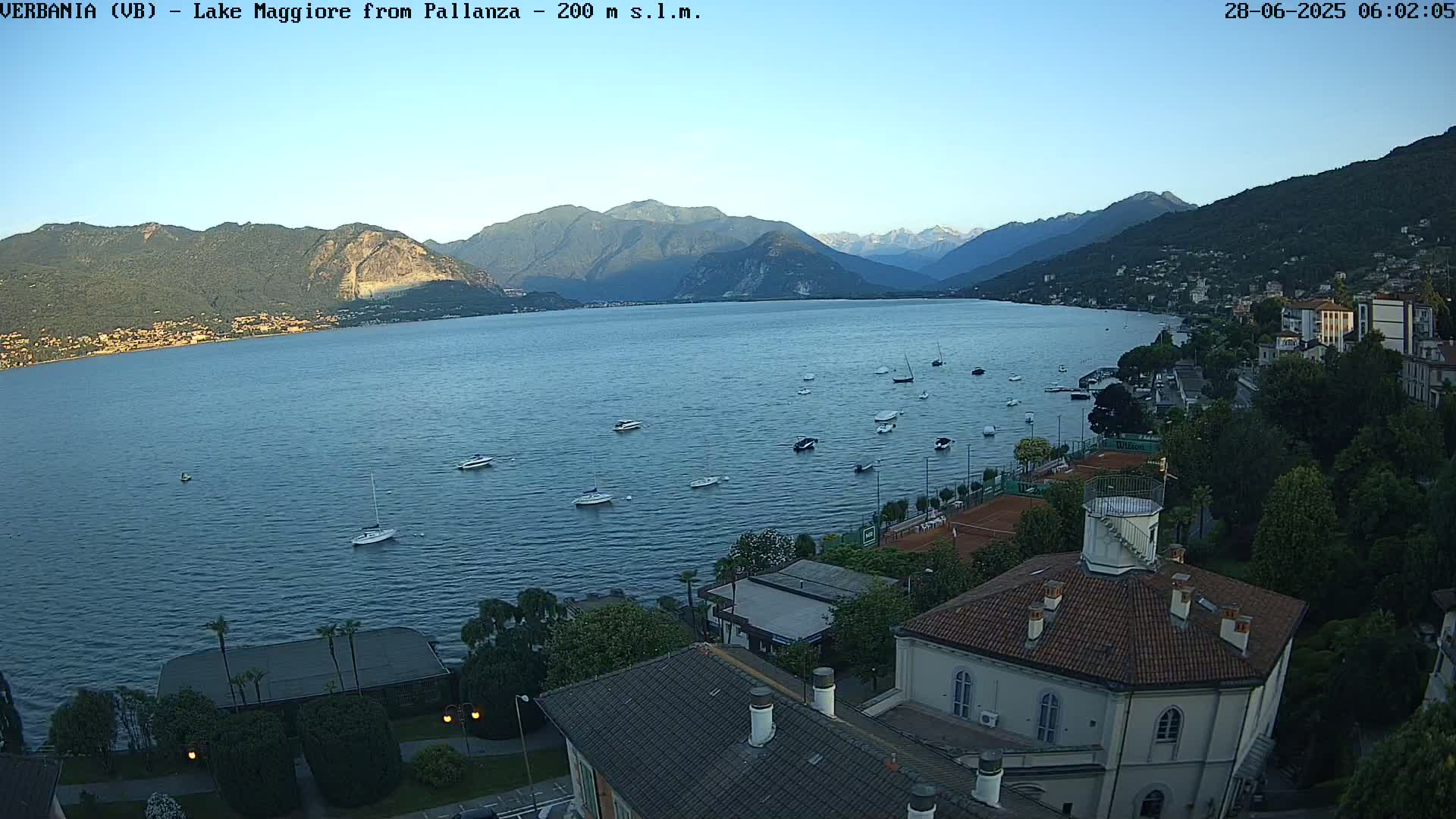 Verbania, Maggiore Lake Live Cam - Verbano-Cusio-Ossola, Piedmont, Italy