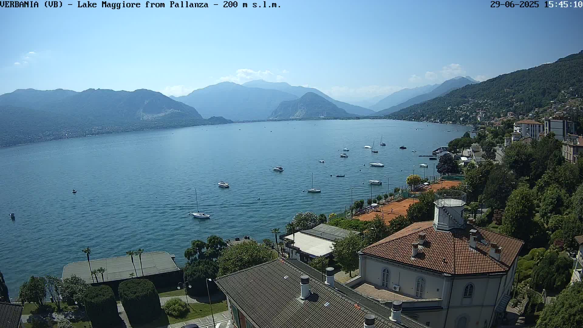 Verbania, Maggiore Lake Live Cam - Verbano-Cusio-Ossola, Piedmont, Italy