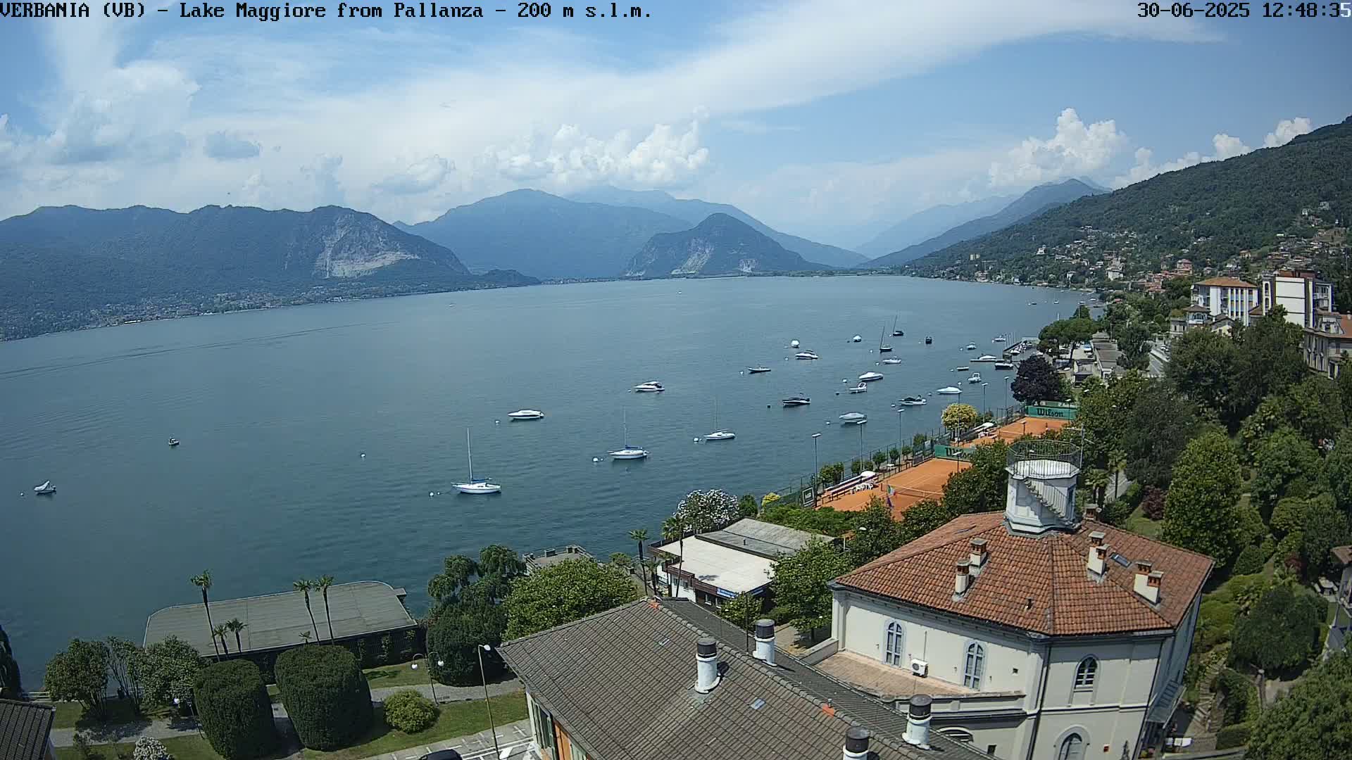 Verbania, Maggiore Lake Live Cam - Verbano-Cusio-Ossola, Piedmont, Italy