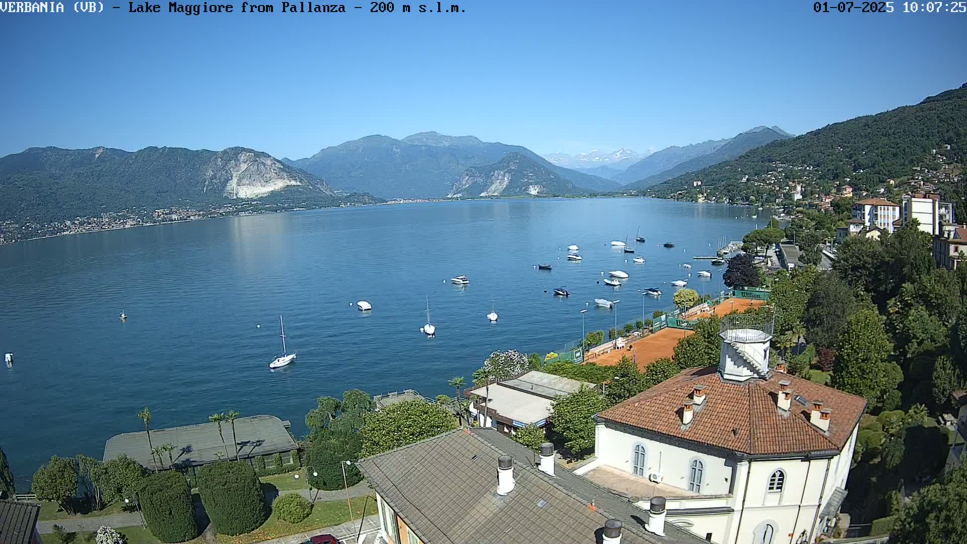 Verbania, Maggiore Lake Live Cam - Verbano-Cusio-Ossola, Piedmont, Italy