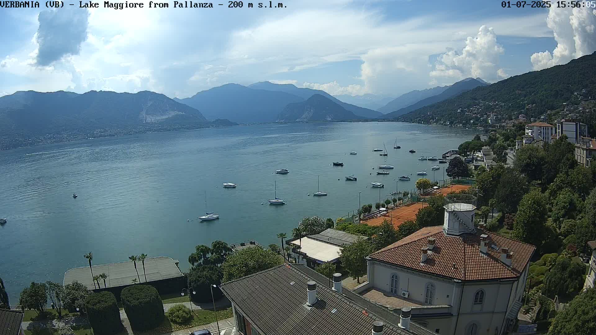 Verbania, Maggiore Lake Live Cam - Verbano-Cusio-Ossola, Piedmont, Italy
