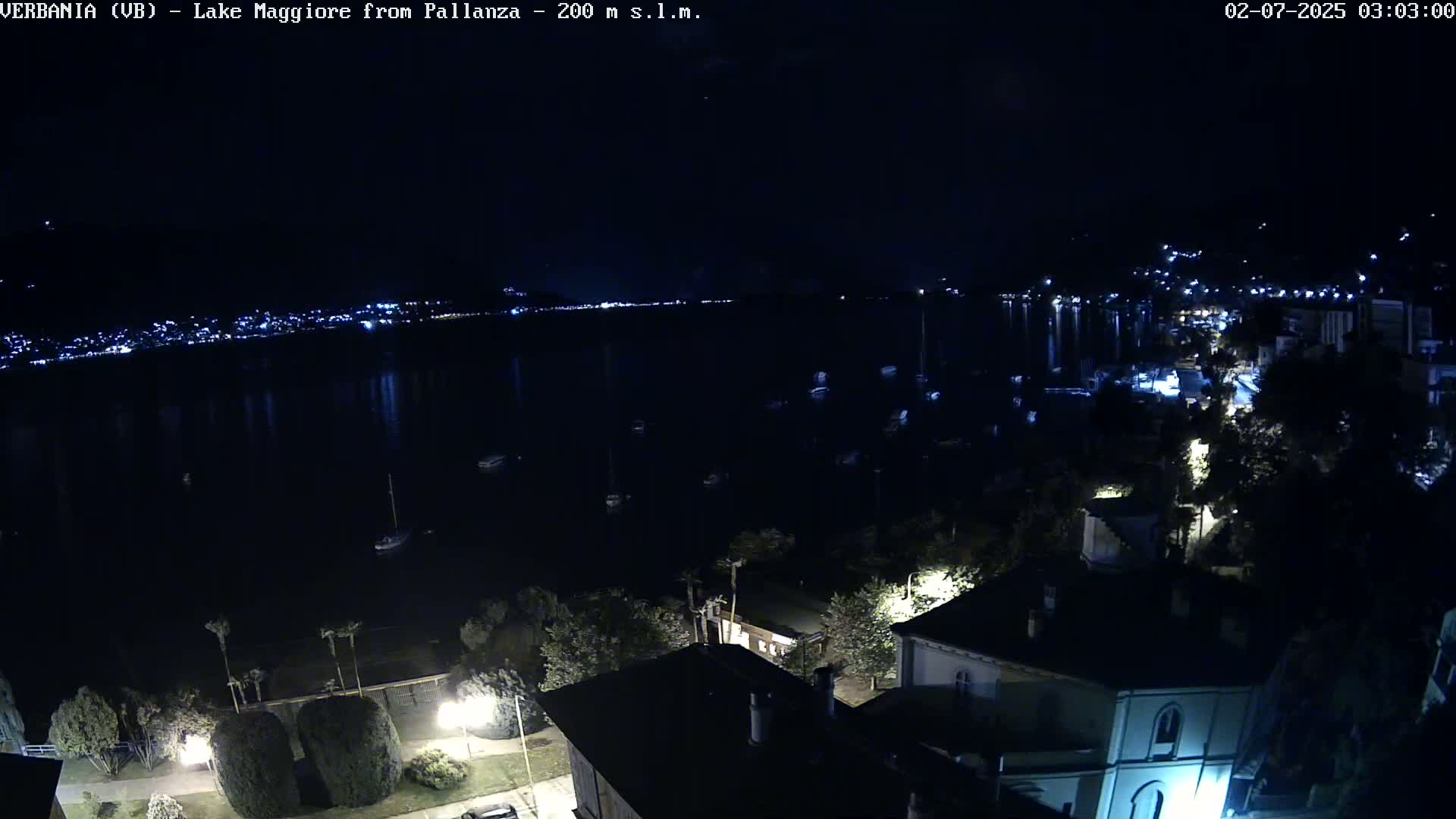 Verbania, Maggiore Lake Live Cam - Verbano-Cusio-Ossola, Piedmont, Italy
