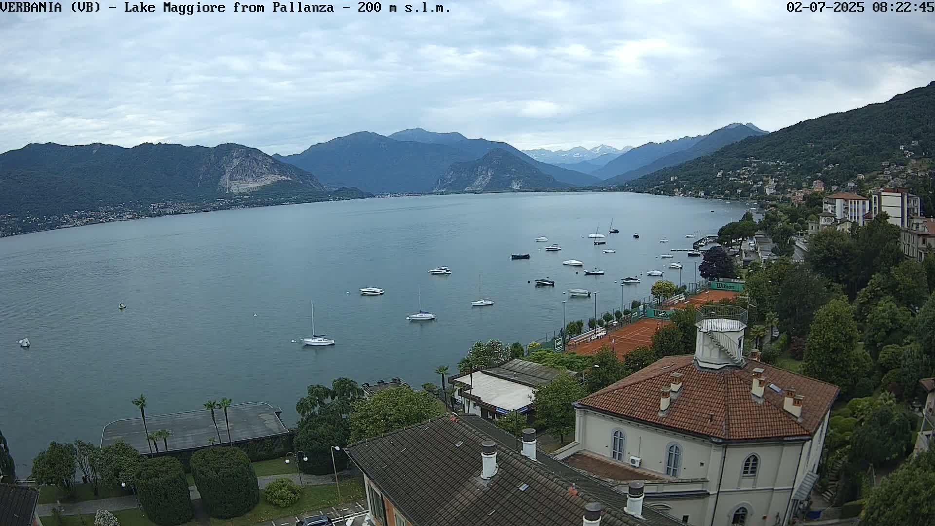 Verbania, Maggiore Lake Live Cam - Verbano-Cusio-Ossola, Piedmont, Italy