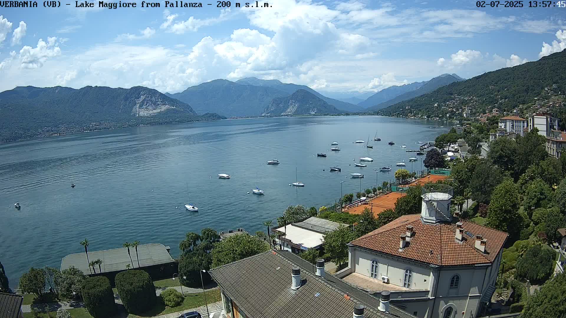 Verbania, Maggiore Lake Live Cam - Verbano-Cusio-Ossola, Piedmont, Italy