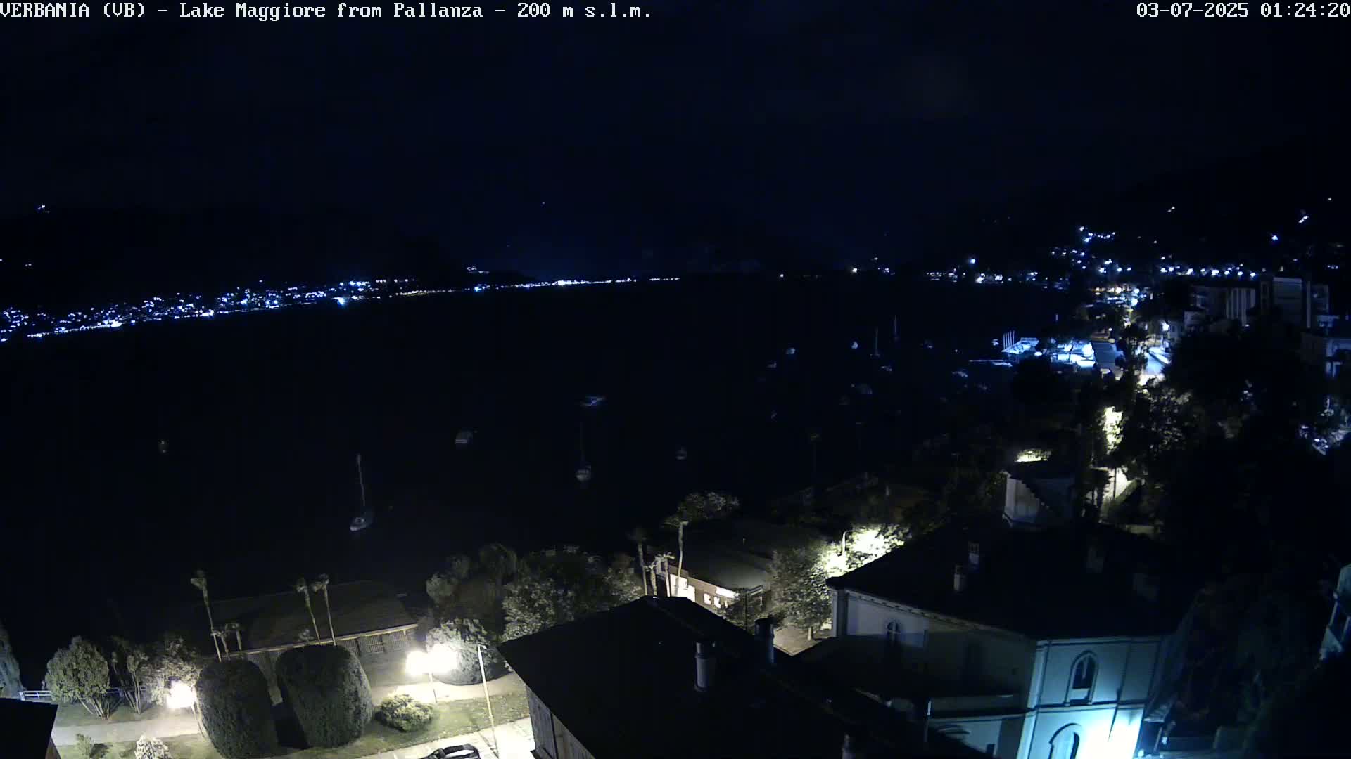Verbania, Maggiore Lake Live Cam - Verbano-Cusio-Ossola, Piedmont, Italy