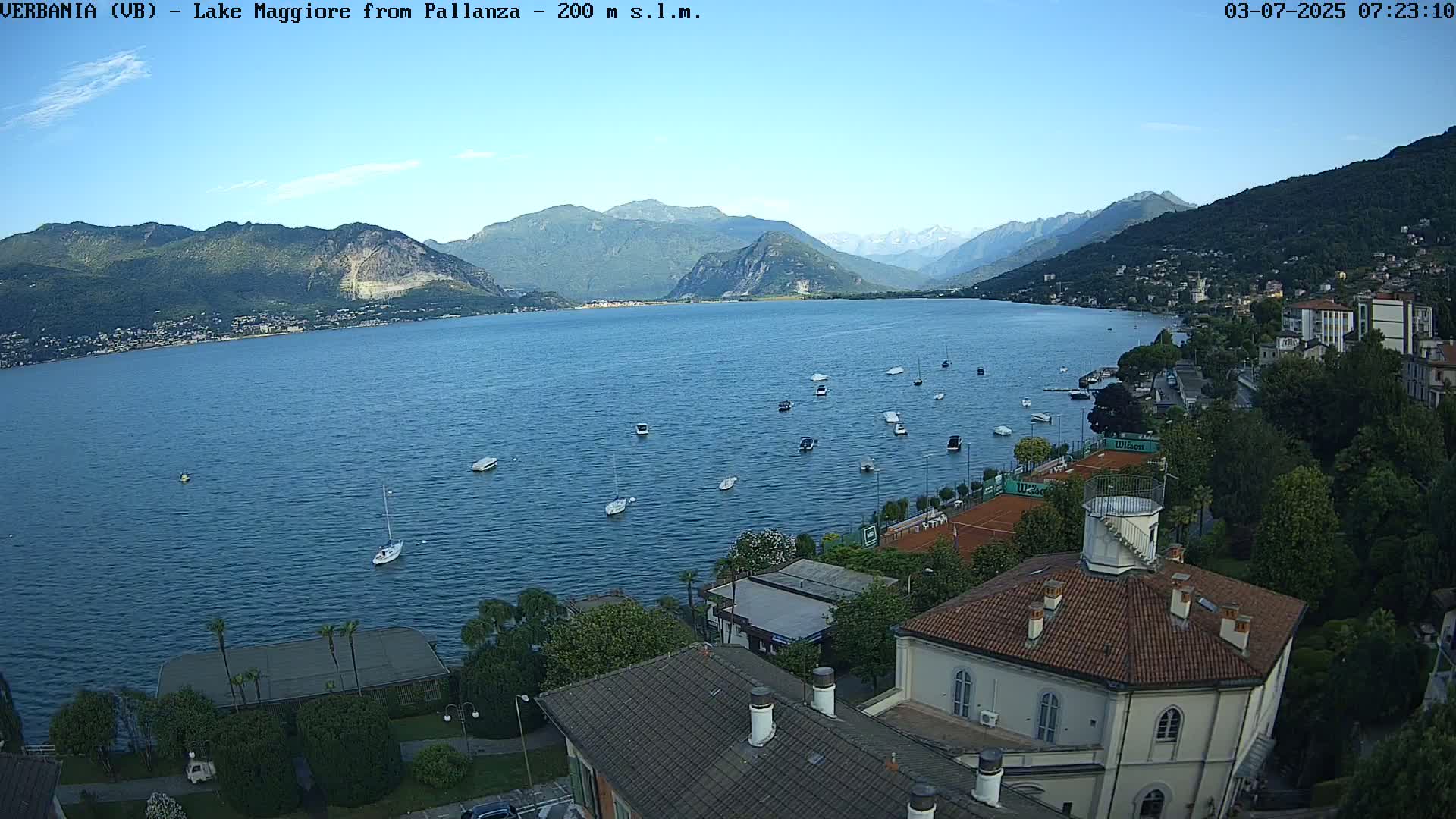 Verbania, Maggiore Lake Live Cam - Verbano-Cusio-Ossola, Piedmont, Italy