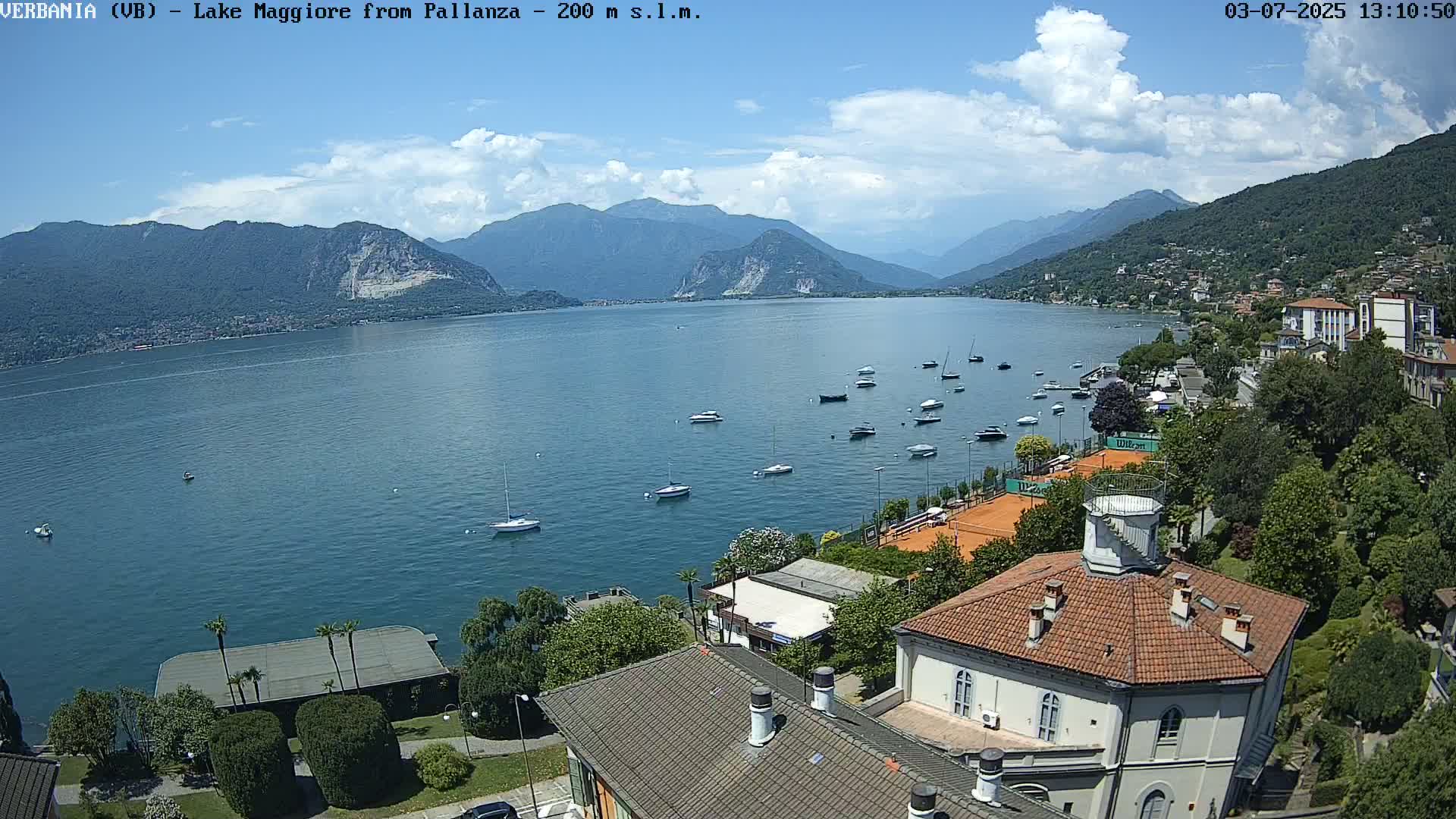 Verbania, Maggiore Lake Live Cam - Verbano-Cusio-Ossola, Piedmont, Italy