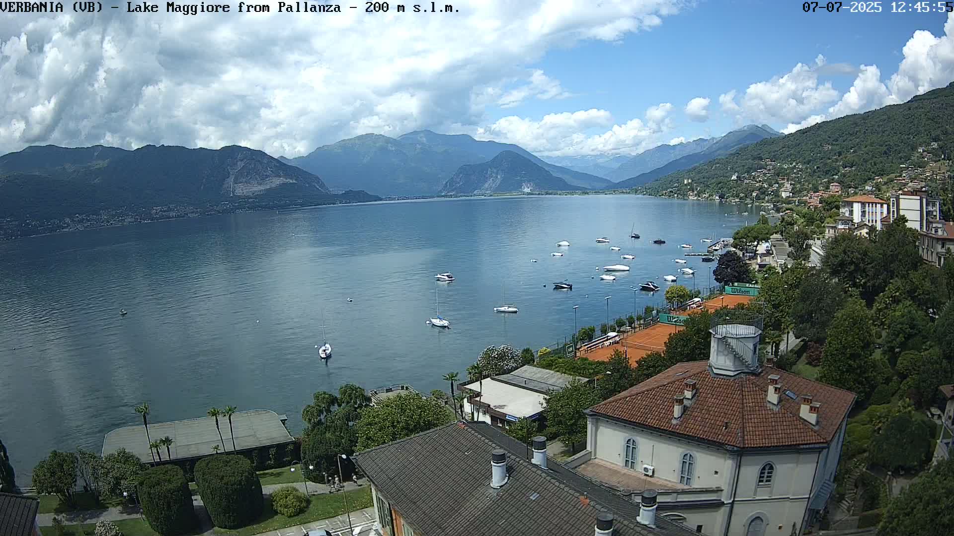 Verbania, Maggiore Lake Live Cam - Verbano-Cusio-Ossola, Piedmont, Italy