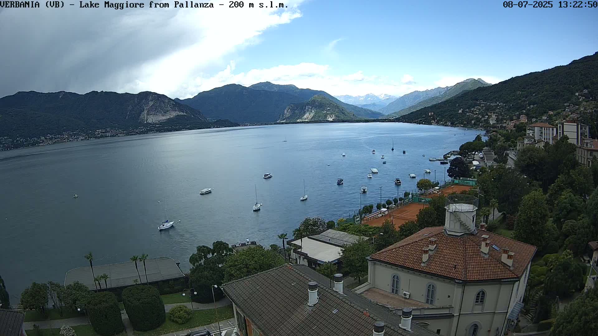 Verbania, Maggiore Lake Live Cam - Verbano-Cusio-Ossola, Piedmont, Italy