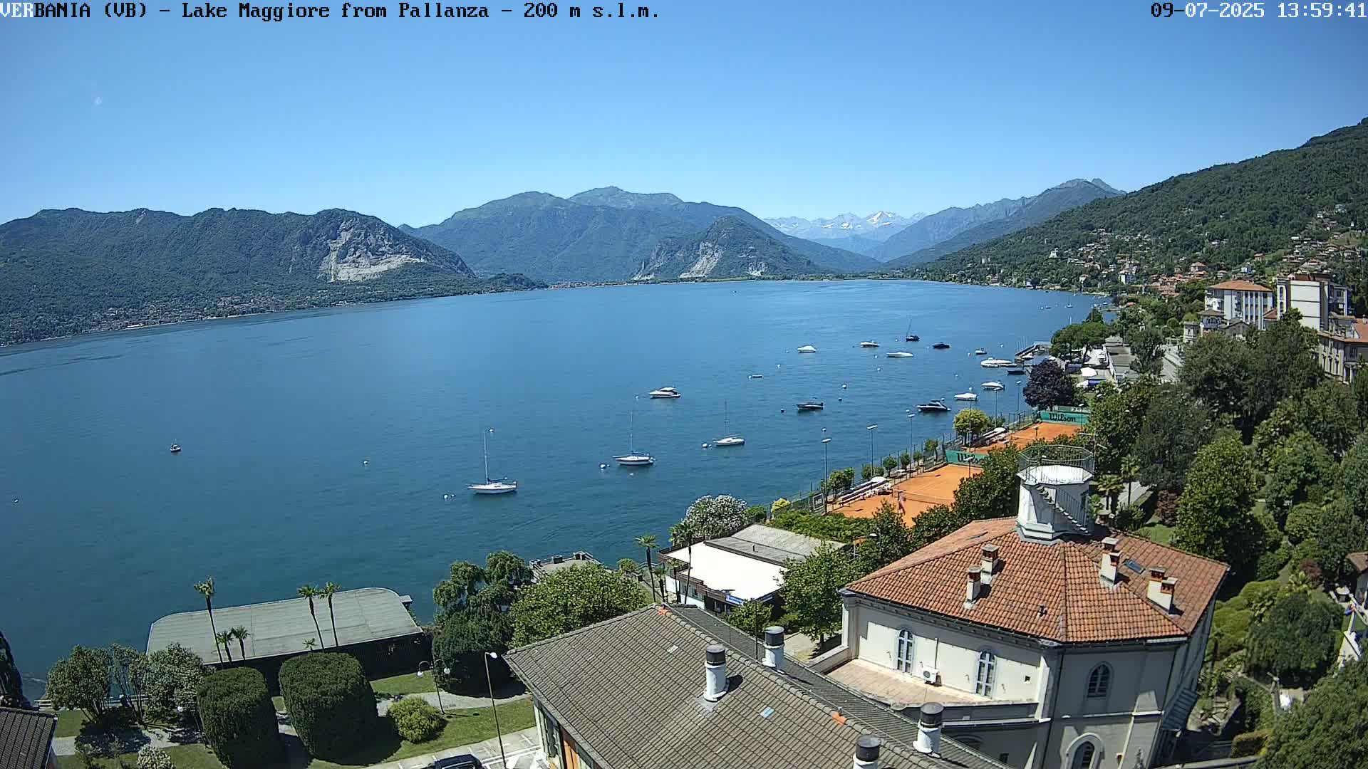 Verbania, Maggiore Lake Live Cam - Verbano-Cusio-Ossola, Piedmont, Italy