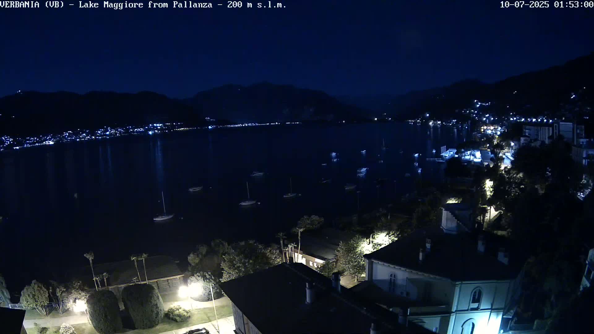 Verbania, Maggiore Lake Live Cam - Verbano-Cusio-Ossola, Piedmont, Italy