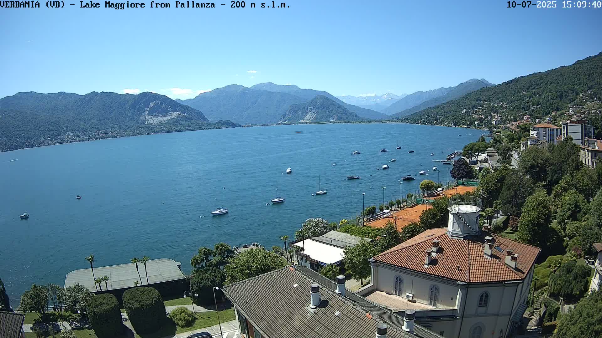 Verbania, Maggiore Lake Live Cam - Verbano-Cusio-Ossola, Piedmont, Italy